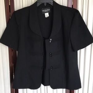 Vito de Pinto collection short sleeve blazer jackt